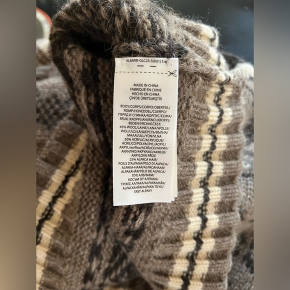 Ralph Lauren Quarter Zip Sweater - Picture 2 of 5